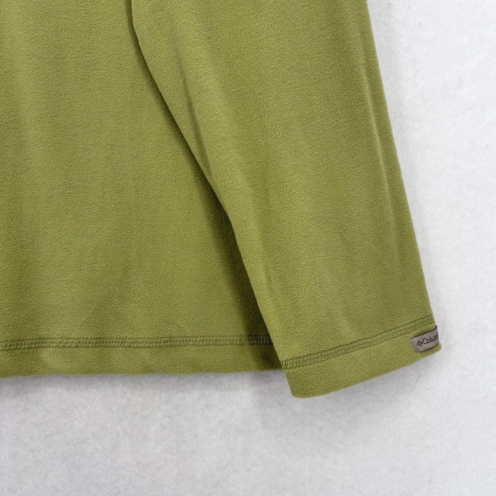 Vintage Columbia Glacial Fleece Mock Pullover Womens 2X Green Lightweight Long Sleeve Plus Size Mock Neck Pullover Womens Clothing Coluia Size XXL / US 16-18 / IT 52-54 - 3 Thumbnail