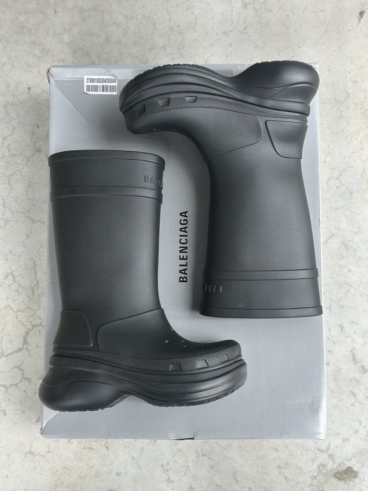 Balenciaga Balenciaga x Croc Black Boots Size US 9 / EU 42 - 2 Thumbnail