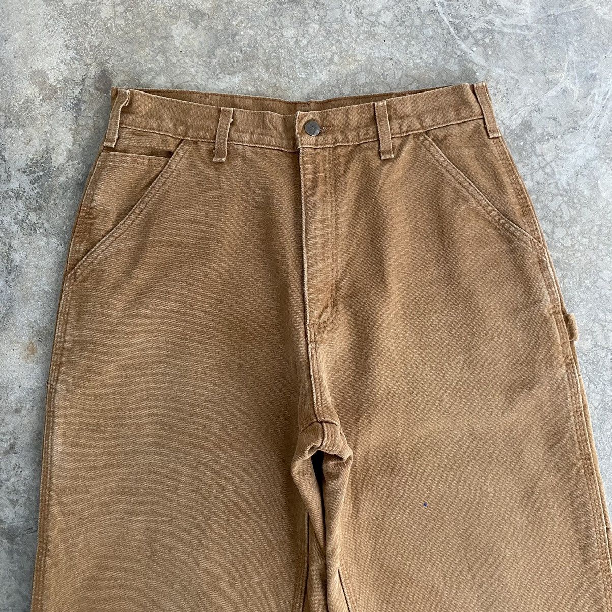 Carhartt Vintage Carhartt Blanket Lined Tan Carpenter Pants Size US 31 - 11 Thumbnail