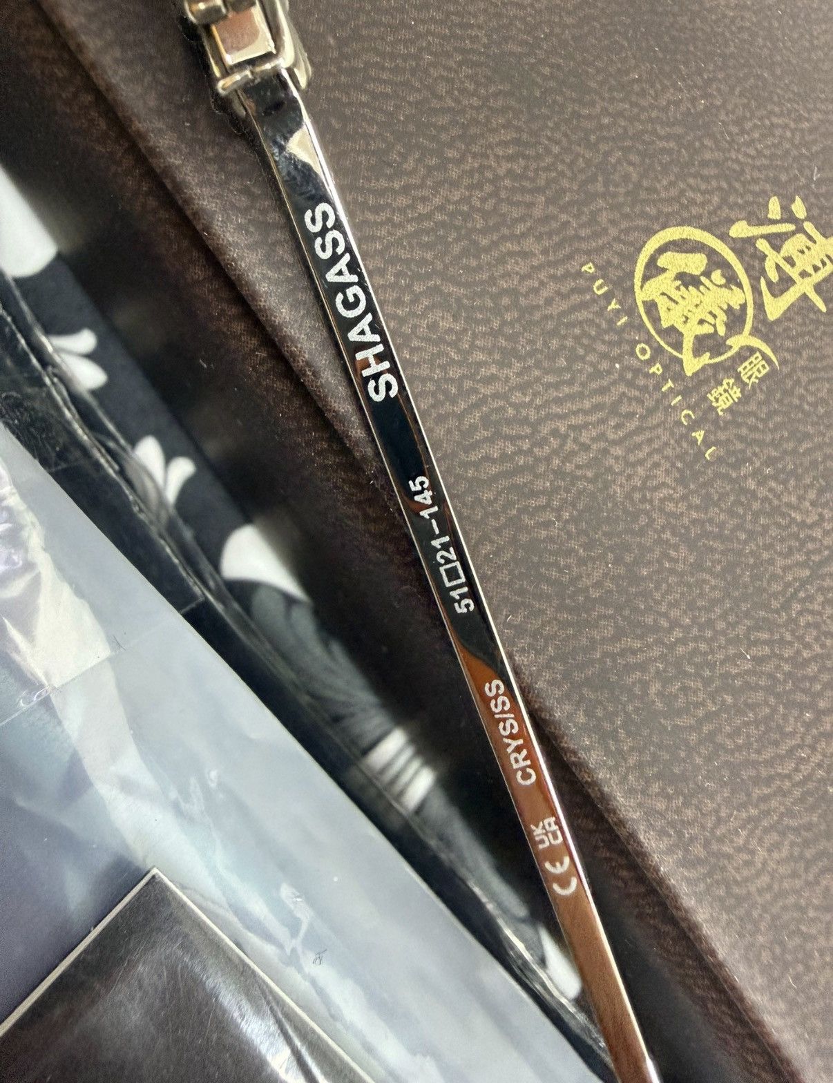 Chrome Hearts Chrome Hearts SHAGASS Transparent Cross Silver Glasses Size ONE SIZE - 8 Thumbnail