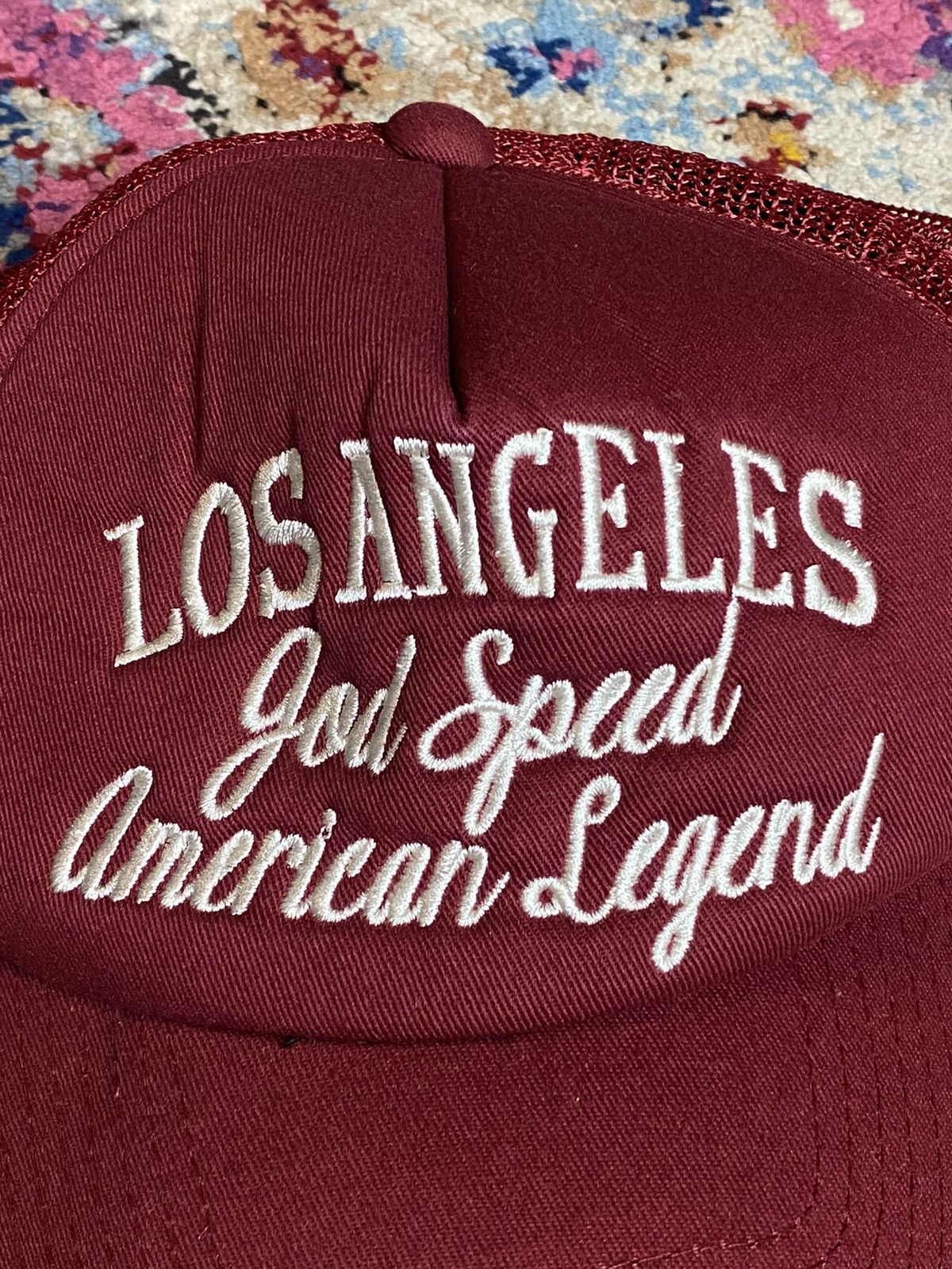 Japanese Brand Los Angeles God Speed American Legend Statements Trucker Size ONE SIZE - 2 Thumbnail