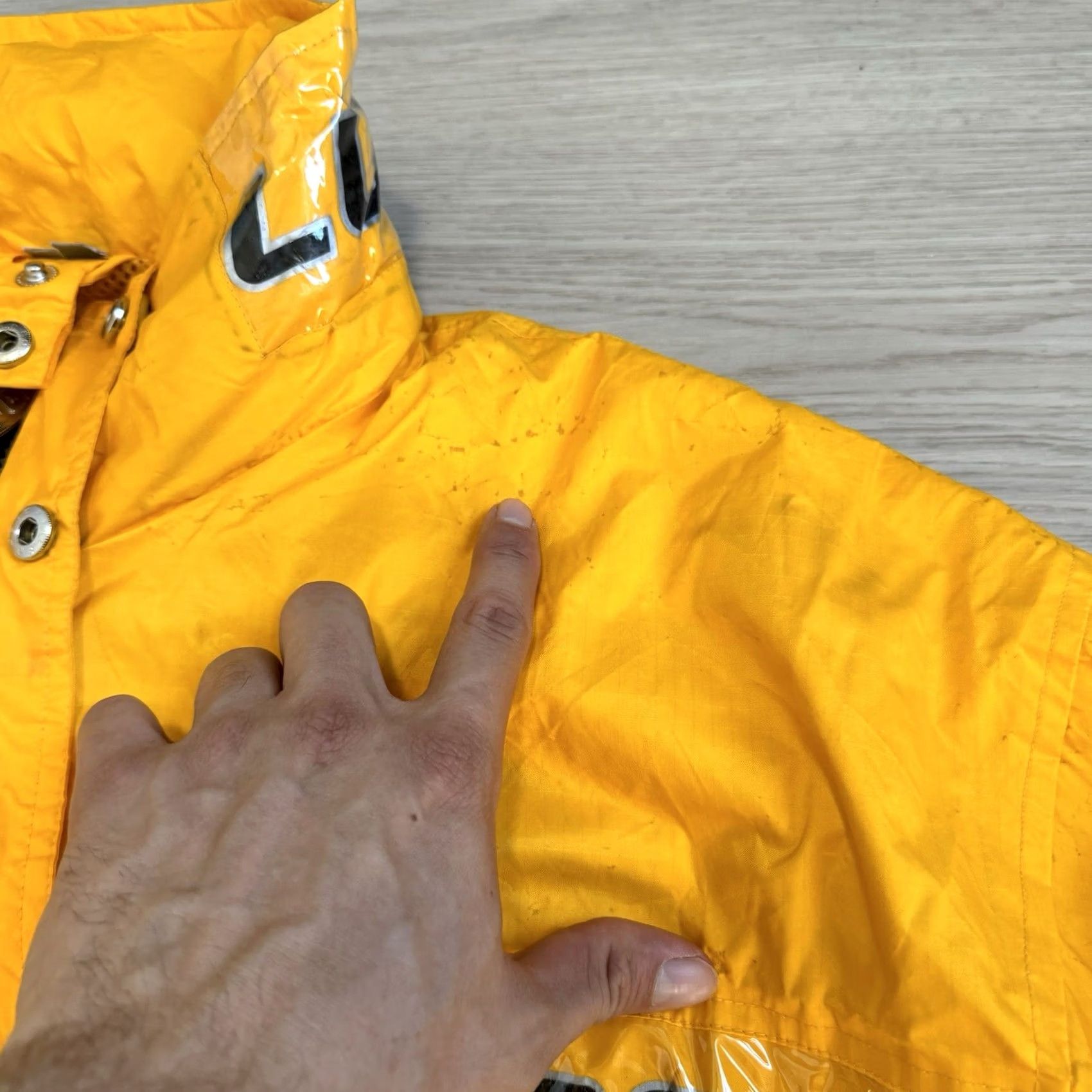 Lugz VINTAGE Lugz Sport Parka Jacket 2 In 1 Tech Insulated Nylon Yellow Men L Parka Sports 90s Size US L / EU 52-54 / 3 - 6 Thumbnail
