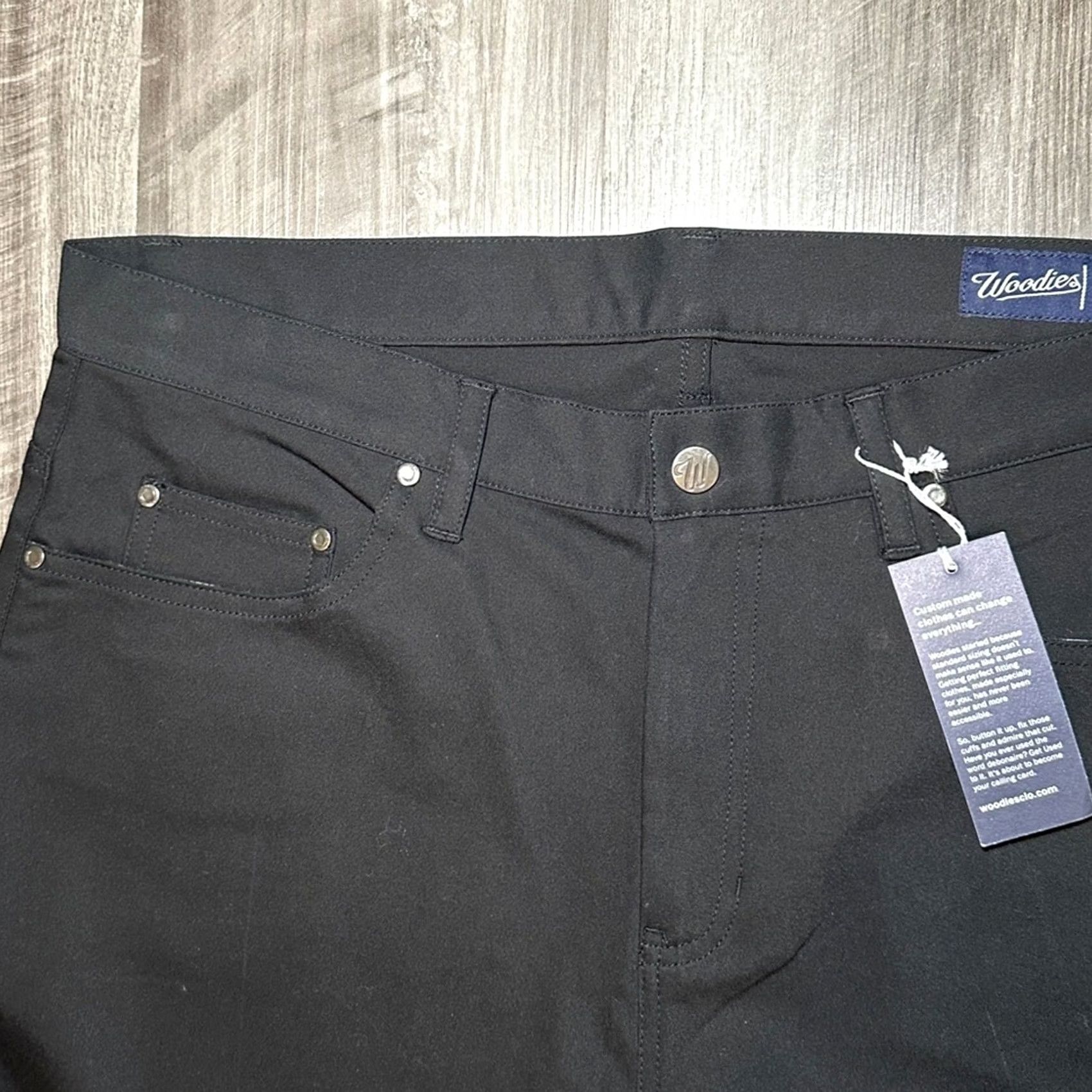 Vintage VINTAGE Woodies Black Performance Pants Shirt? Size US 36 / EU 52 - 6 Thumbnail