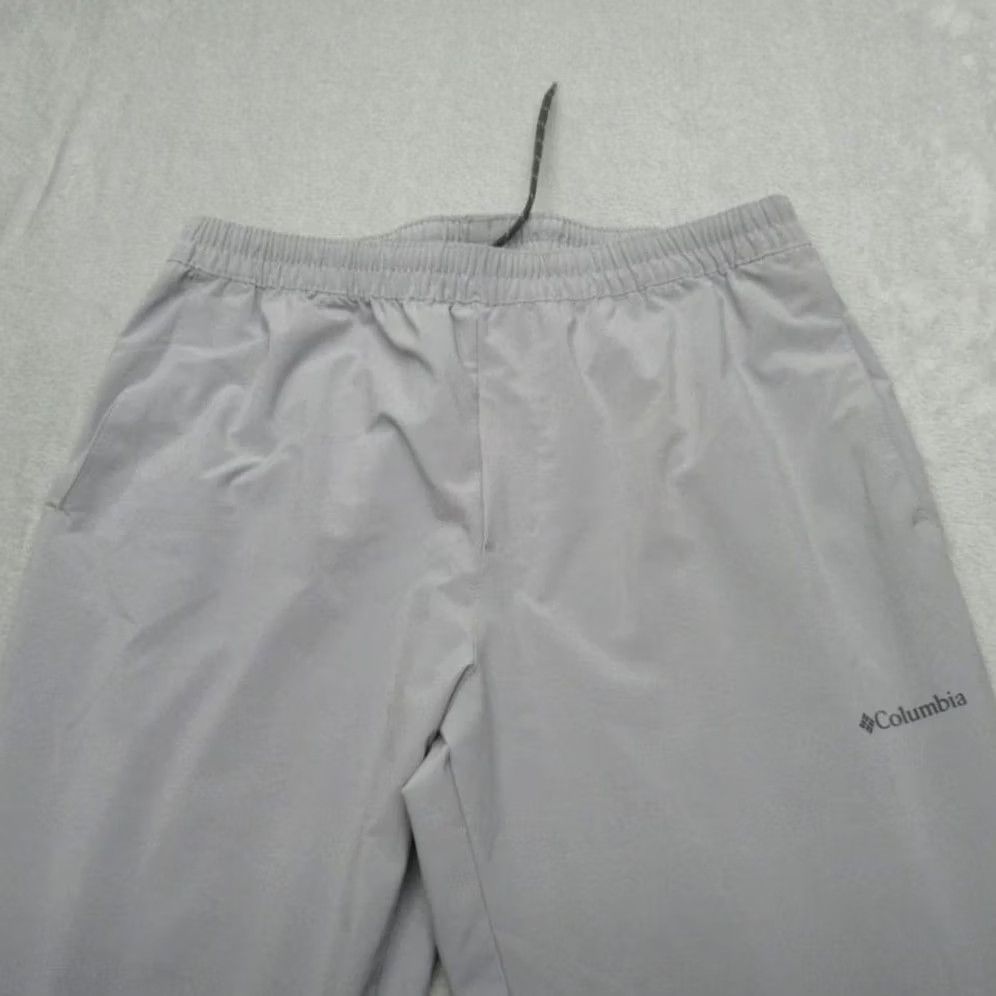Vintage Columbia Jogger Pants Men Large Gray 32x29 Omni Shield Moisture Wicking Drawstring Adjustable Waist Casual Activewear Running Hiking Gym Workout Size US 33 - 5 Thumbnail