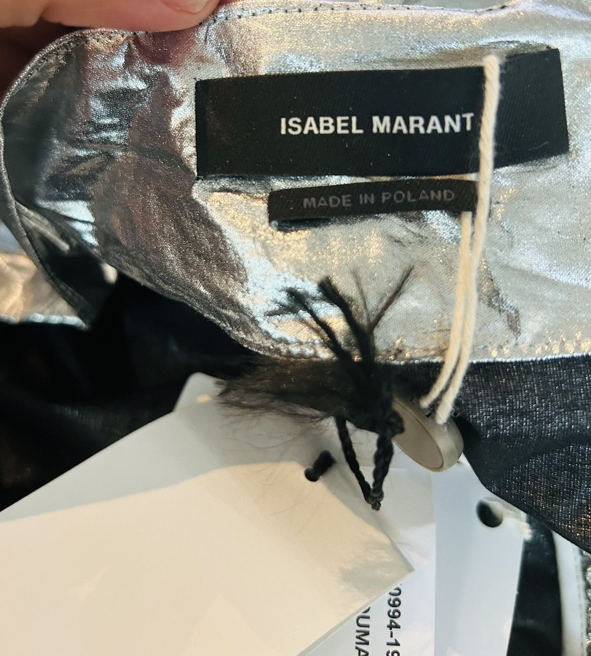 Isabel Marant New with tags Isabel Marant silver ruffle mini skirt 40 Size 28" / US 6 / IT 42 - 7 Thumbnail