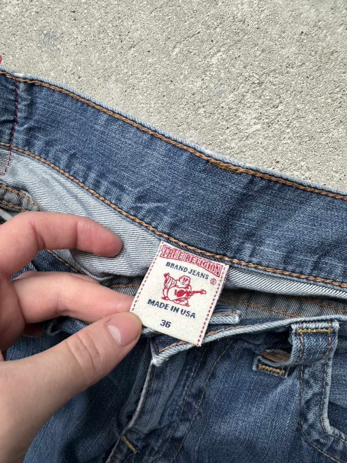 True Religion Vintage True Religion Denim Jeans Baggy Size US 34 / EU 50 - 11 Thumbnail
