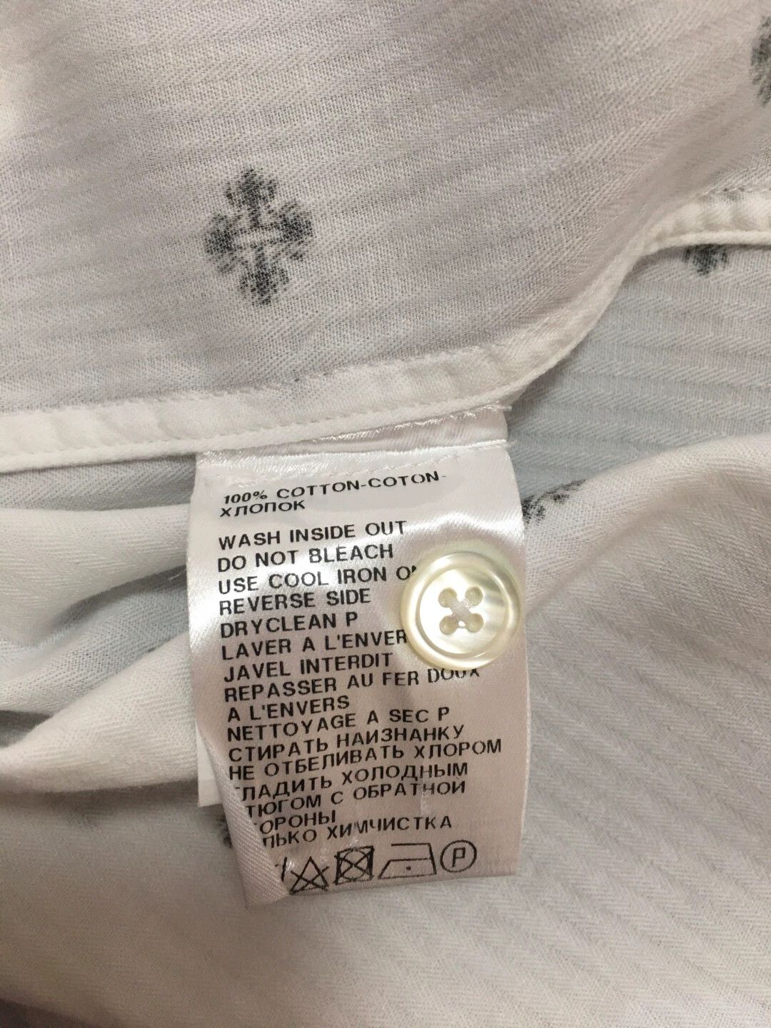 Ann Demeulemeester Ann Demeulemeester Printed Shirt XS Small Round Neck Size XS / US 0-2 / IT 36-38 - 8 Thumbnail
