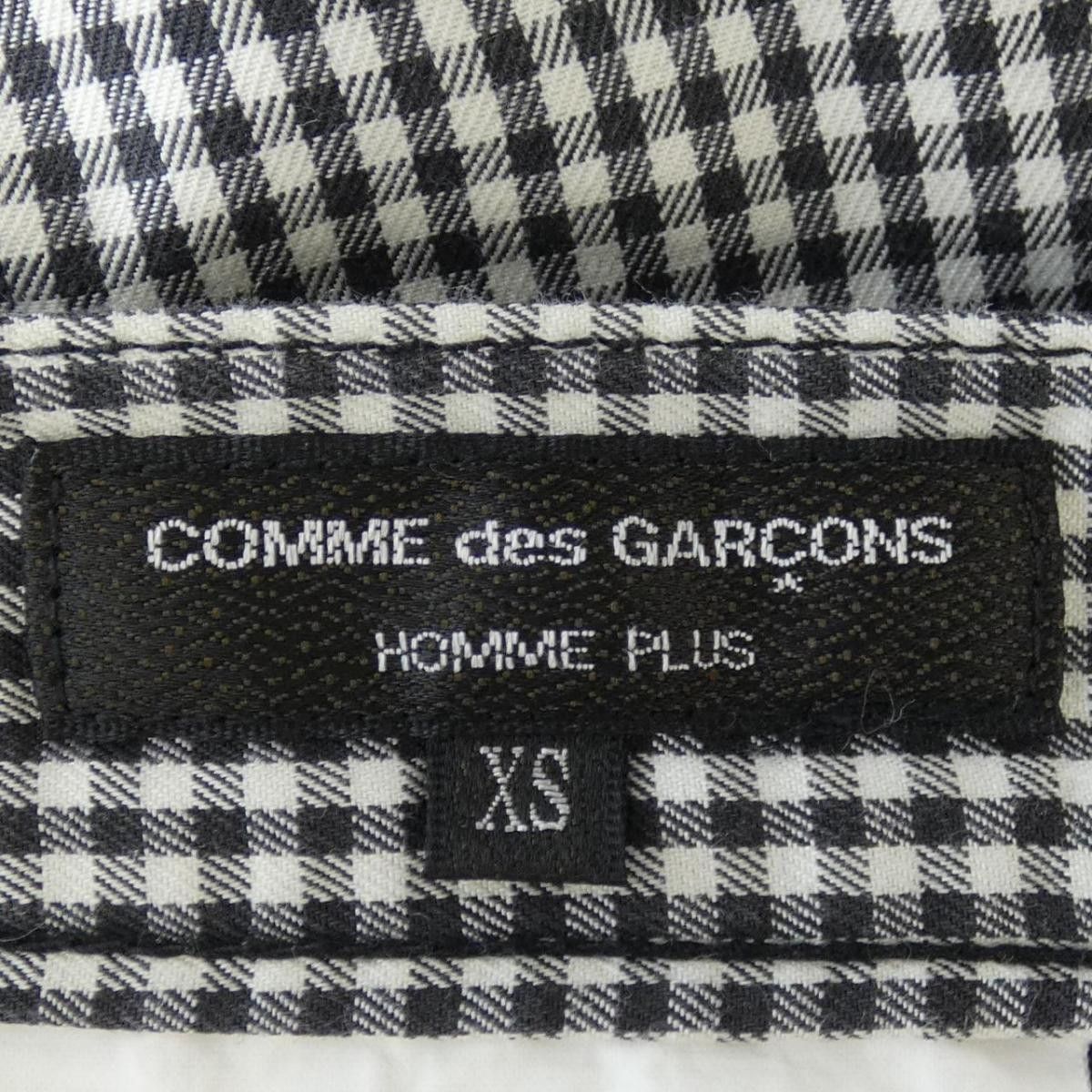 Comme des Garcons Homme Shorts Checkered Pocket Patch Half Pants Black Size US 30 / EU 46 - 4 Thumbnail