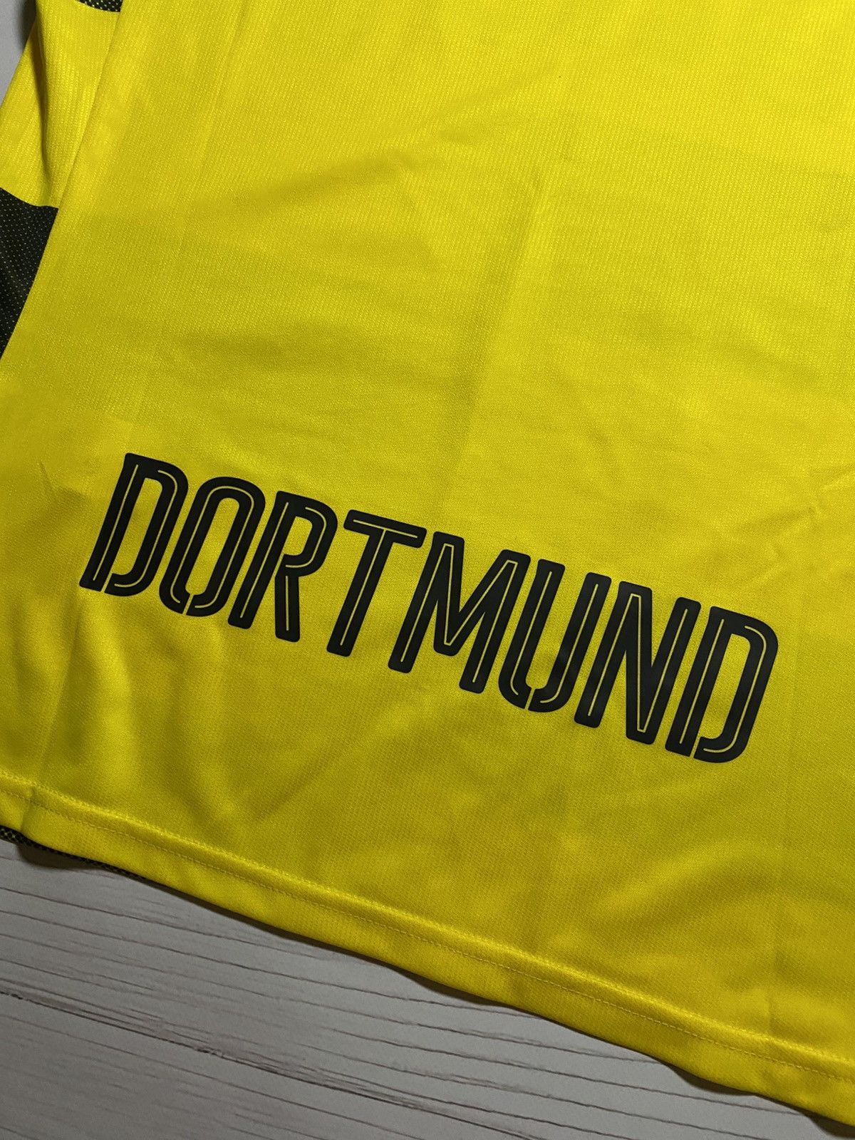 Puma × Vintage Puma Borussia Dortmund 2017/18 Home Jersey T Shirt Size US S / EU 44-46 / 1 - 11 Thumbnail