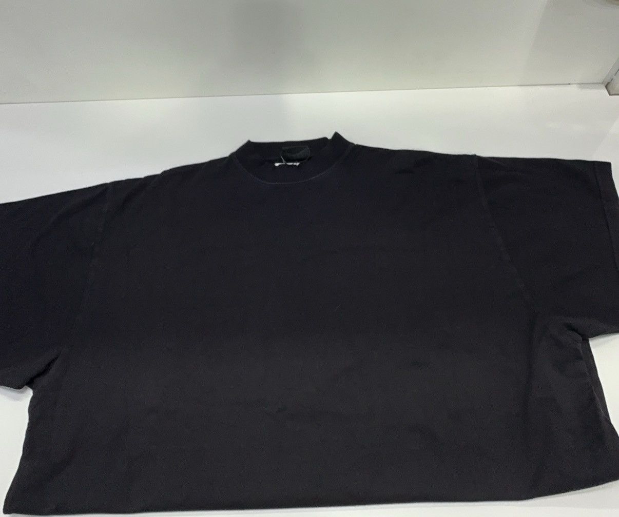 Balenciaga Balenciaga black cotton oversized t-shirt Size US M / EU 48-50 / 2 - 8 Thumbnail