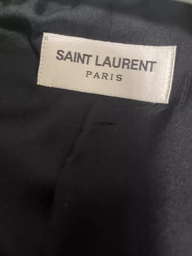 Saint Laurent Paris Classic Saint Laurent Smoking Jacket-2506 Size US L / EU 52-54 / 3 - 2 Thumbnail