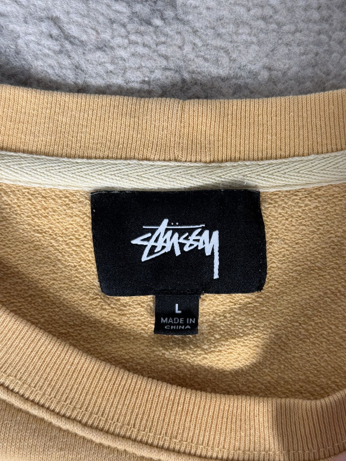 Stussy Stussy Ezra Cropped Baggy Sweatshirt Size L / US 10 / IT 46 - 6 Thumbnail