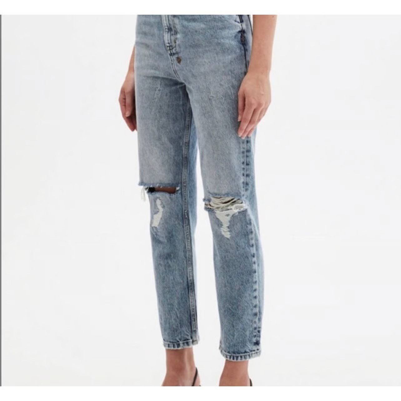 Ksubi Chlo Wasted Trashed High-Rise Distressed Jeans Size 26" / US 2 / IT 38 - 2 Thumbnail