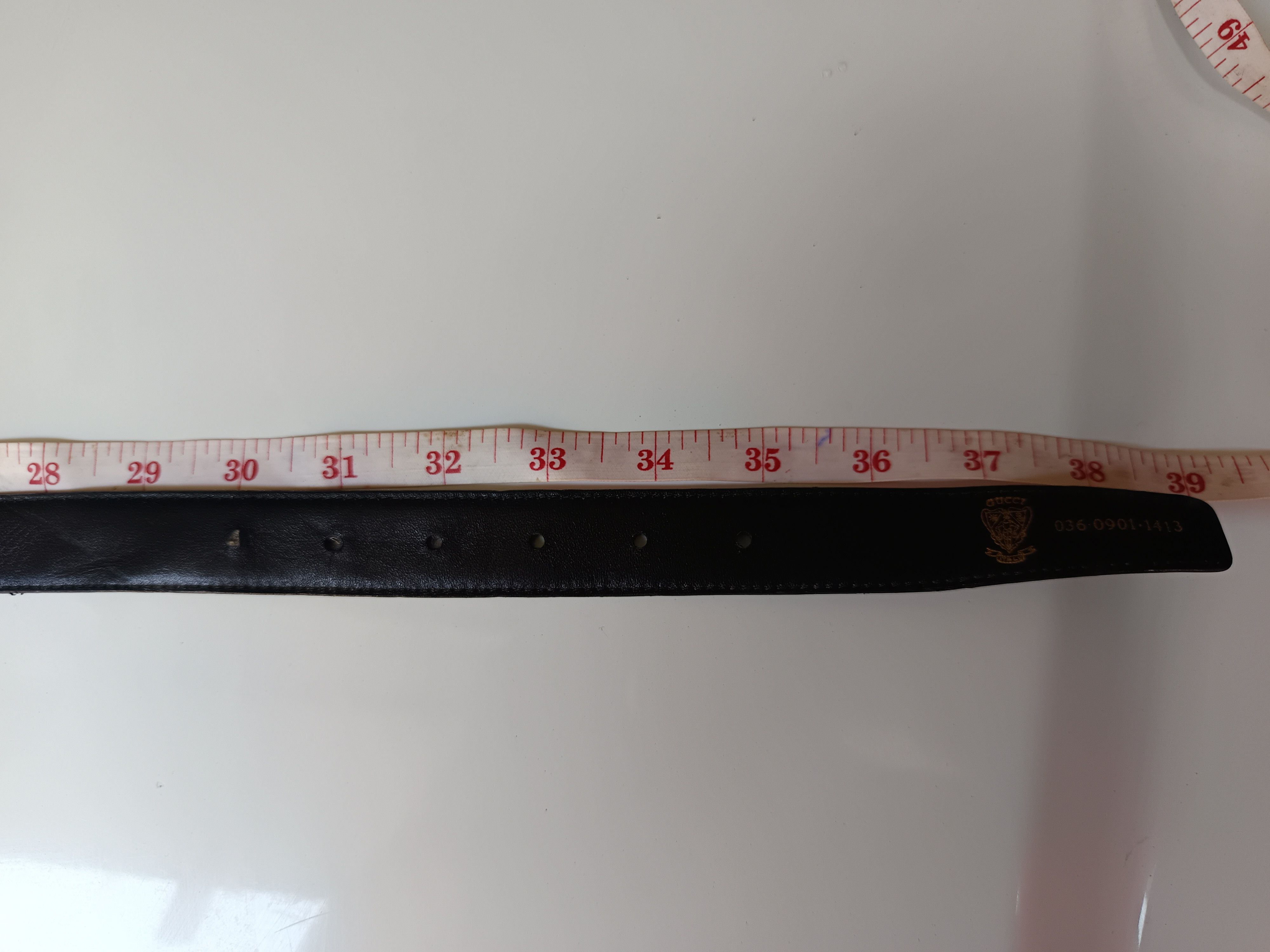 Gucci Vintage 80s gucci reversible leather belt Size ONE SIZE - 3 Thumbnail