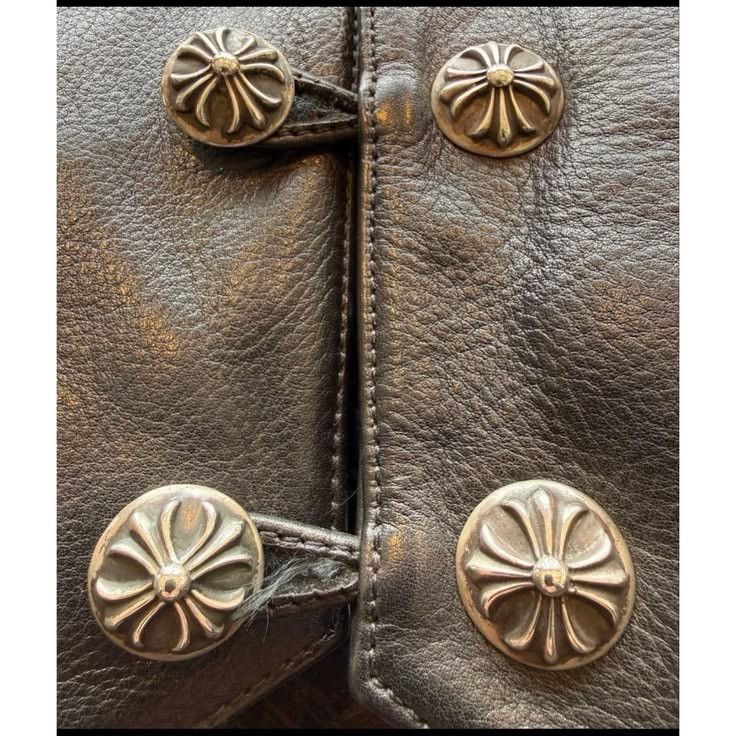 Chrome Hearts CH 8B Leather Vest Size US S / EU 44-46 / 1 - 6 Thumbnail