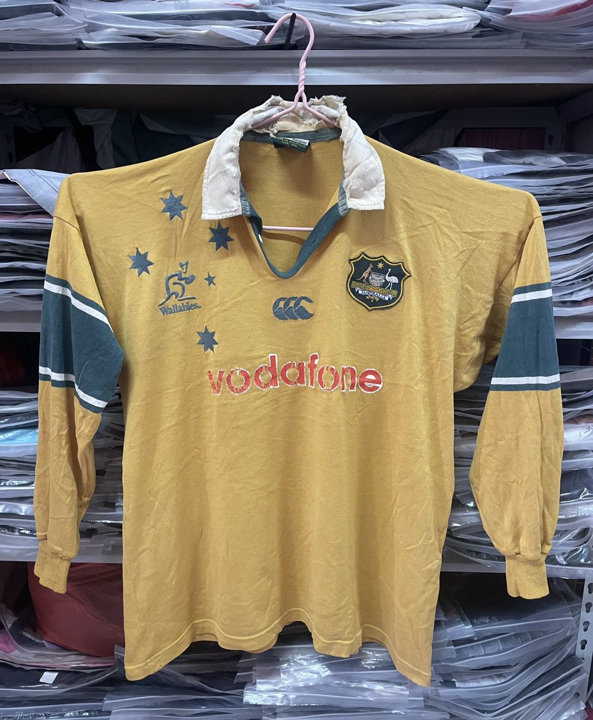 Vintage Vintage Distressed Australian Wallabies Rugby Canterbury🔥🔥🔥 Size US XXL / EU 58 / 5 - 1 Thumbnail