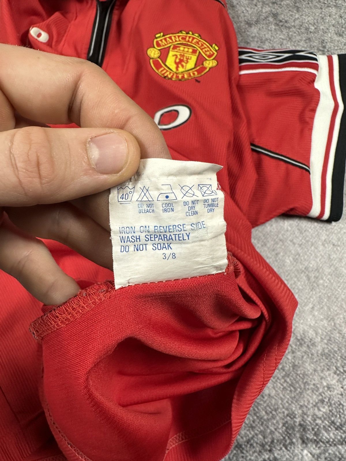 Umbro Vintage Umbro Manchester United jersey soccer Blokecore XXL Size US XXL / EU 58 / 5 - 7 Thumbnail