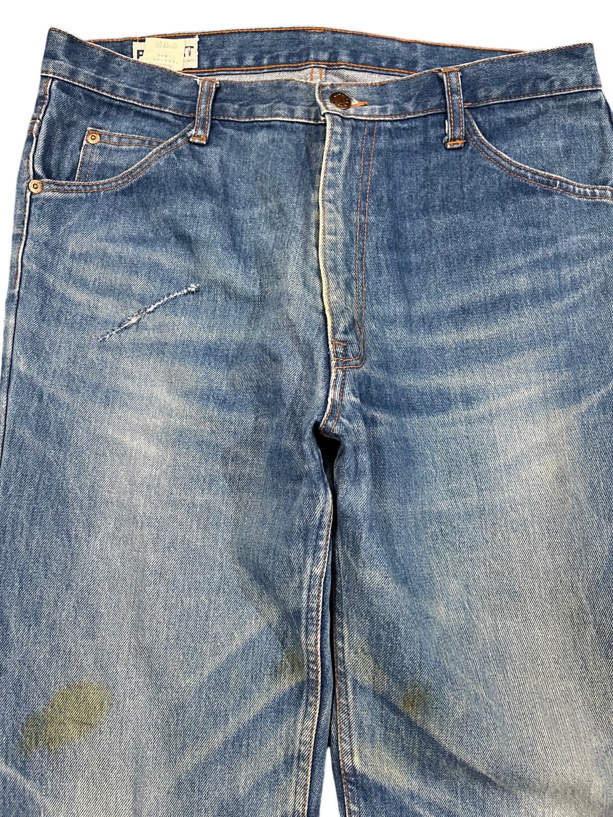 Fuck The Population × Japanese Brand × POP MAGAZINE Vintage Japanese Brand Pop Art Distressed Denim Size US 33 - 2 Thumbnail
