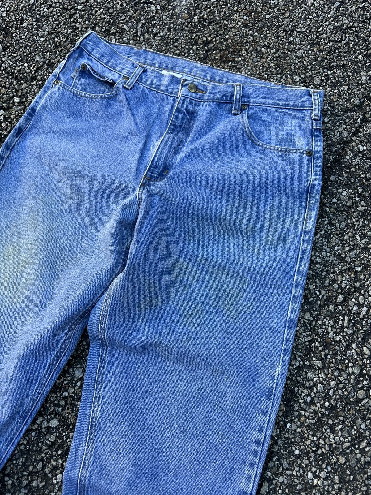Carhartt × Japanese Brand × Vintage Vintage Men’s Blue Jeans Pants Carhartt Size US 38 / EU 54 - 11 Thumbnail