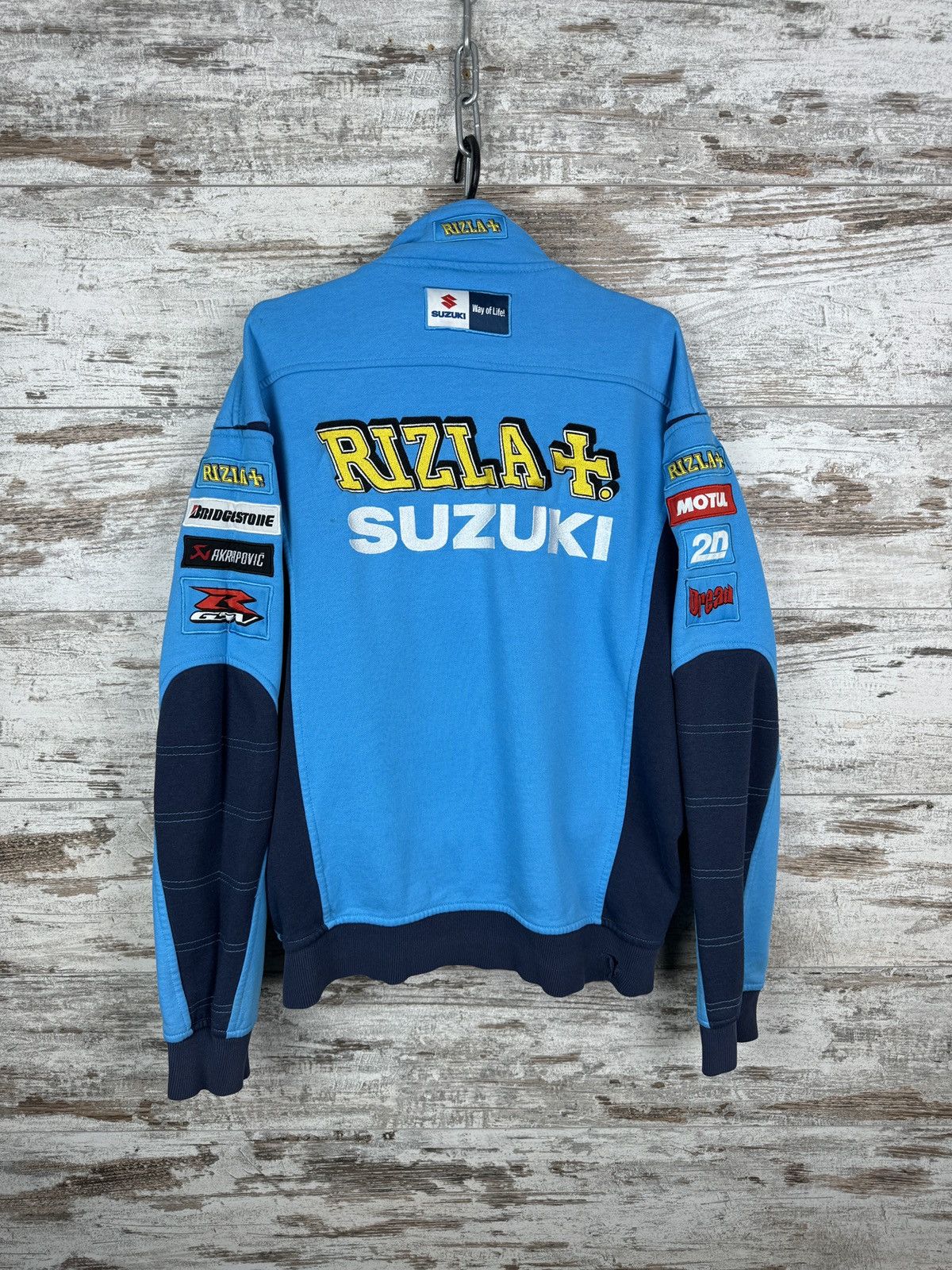 Other Mens Vintage Suzuki zip sweatshirt jacket racing Size US M / EU 48-50 / 2 - 18 Thumbnail
