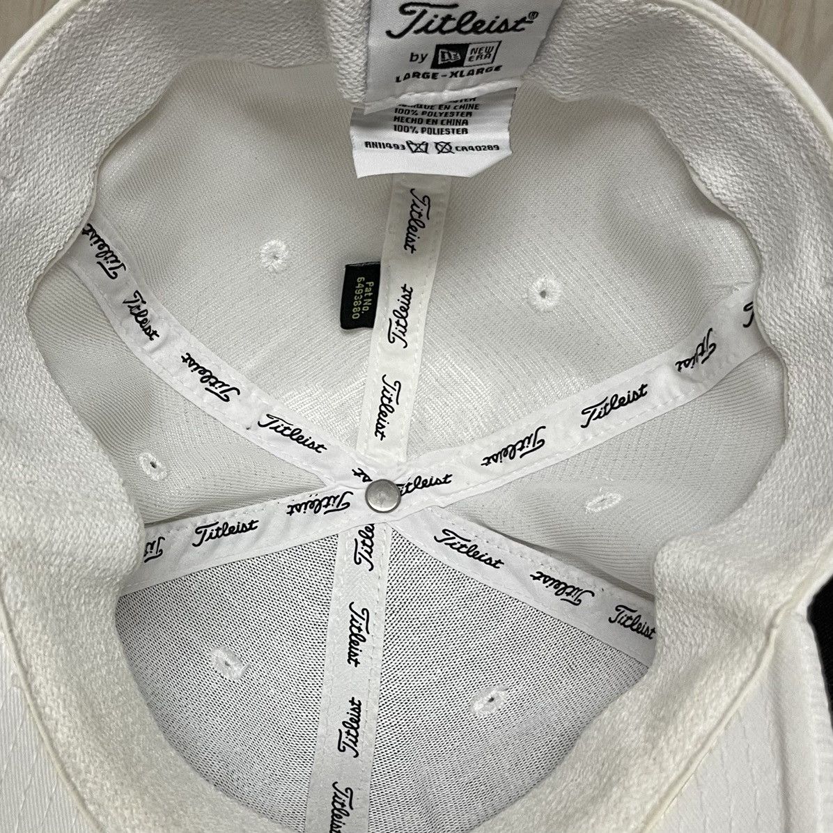 New Era × Titleist Titleist Pro V1 FJ New Era Golf Hat White Cap Large XLarge Size ONE SIZE - 10 Thumbnail