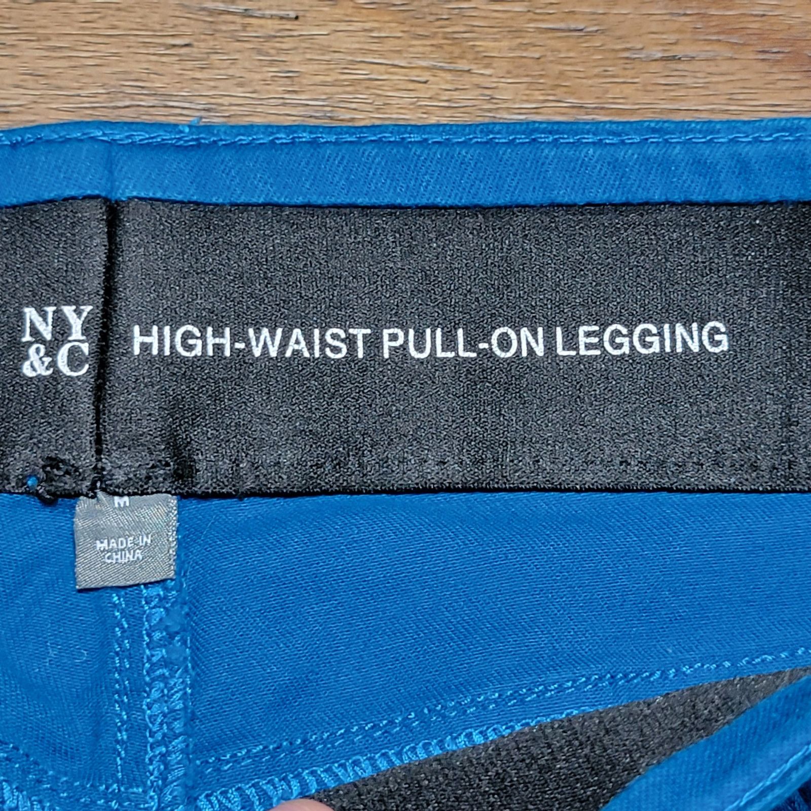 Other NY&C High-Waist Pull-On Leggings w/ Faux Front Pockets - Med Size 28" / US 6 / IT 42 - 5 Thumbnail