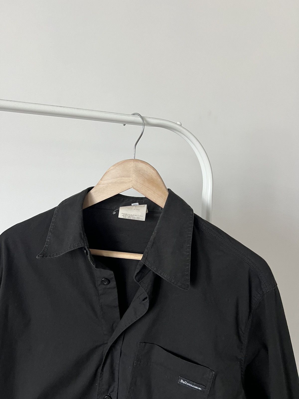 Dolce & Gabbana × Vintage Vintage Dolce Gabbana Shirt Logo Rare Black Size L Old Money Size US L / EU 52-54 / 3 - 5 Thumbnail