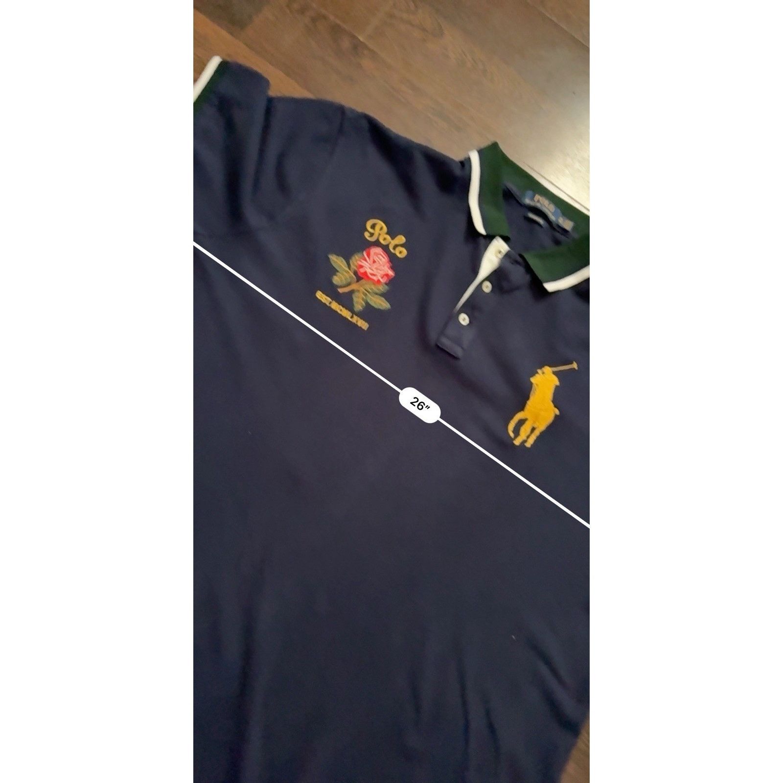 Polo Ralph Lauren Polo Ralph Lauren Crest Big Pony Classic-Fit Flag Crest Shrt Size US XL / EU 56 / 4 - 8 Thumbnail