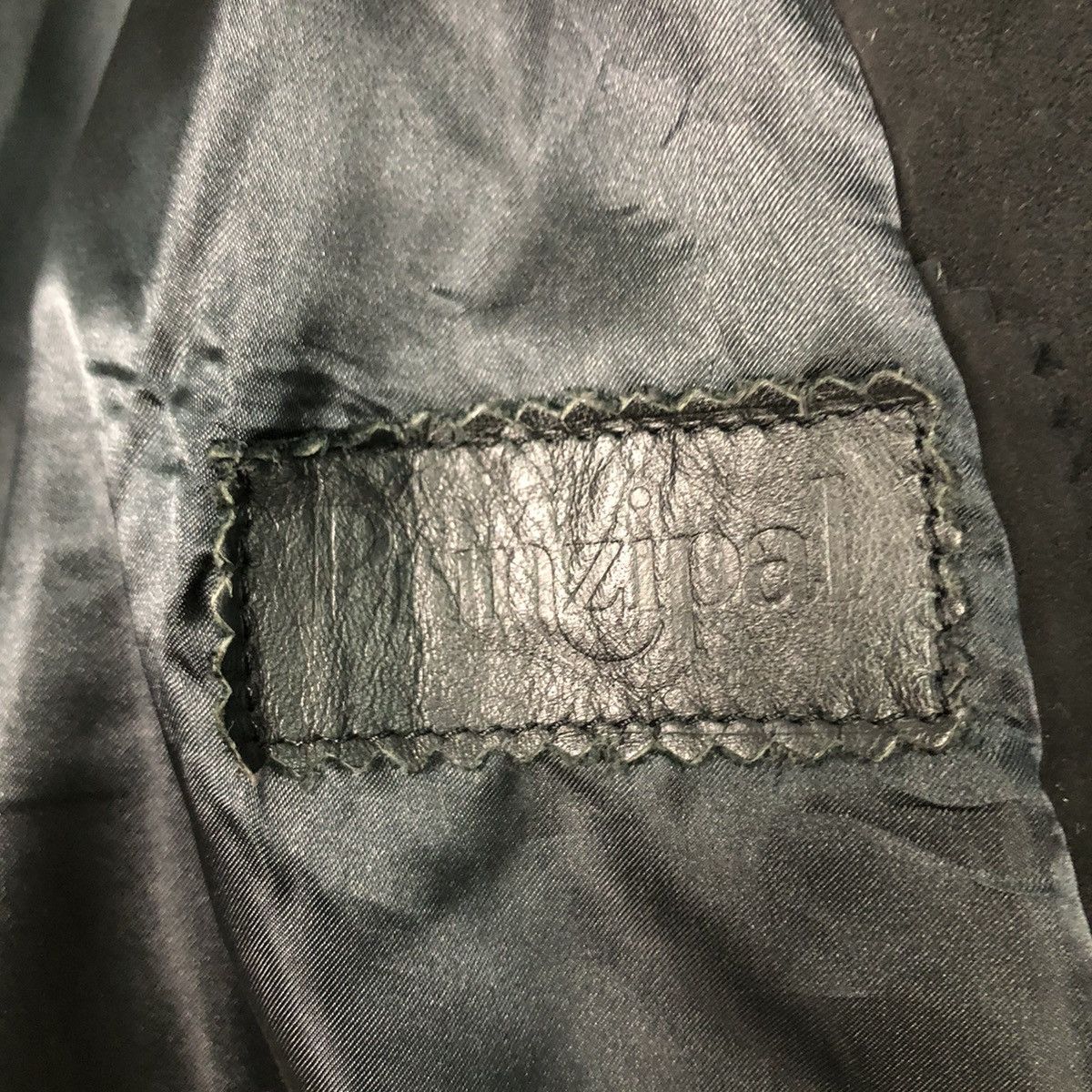 Japanese Brand 📌Rich Black Vintage Leather Jacket Prinzipal Issey Miyake Size US M / EU 48-50 / 2 - 18 Thumbnail