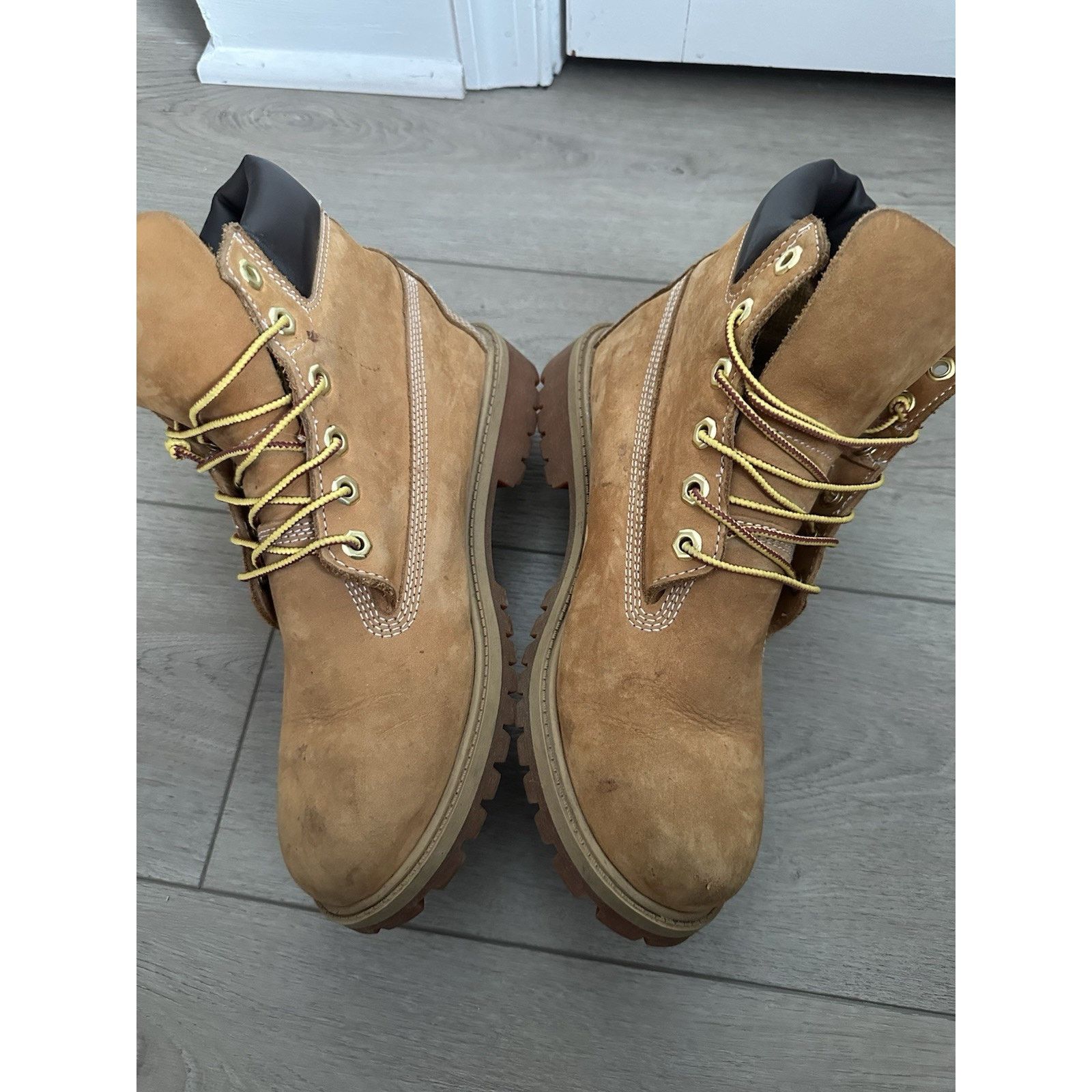 Timberland Timberland 6 inch premium boots wheat tan sz 7 men’s Size US 7 / EU 40 - 2 Thumbnail