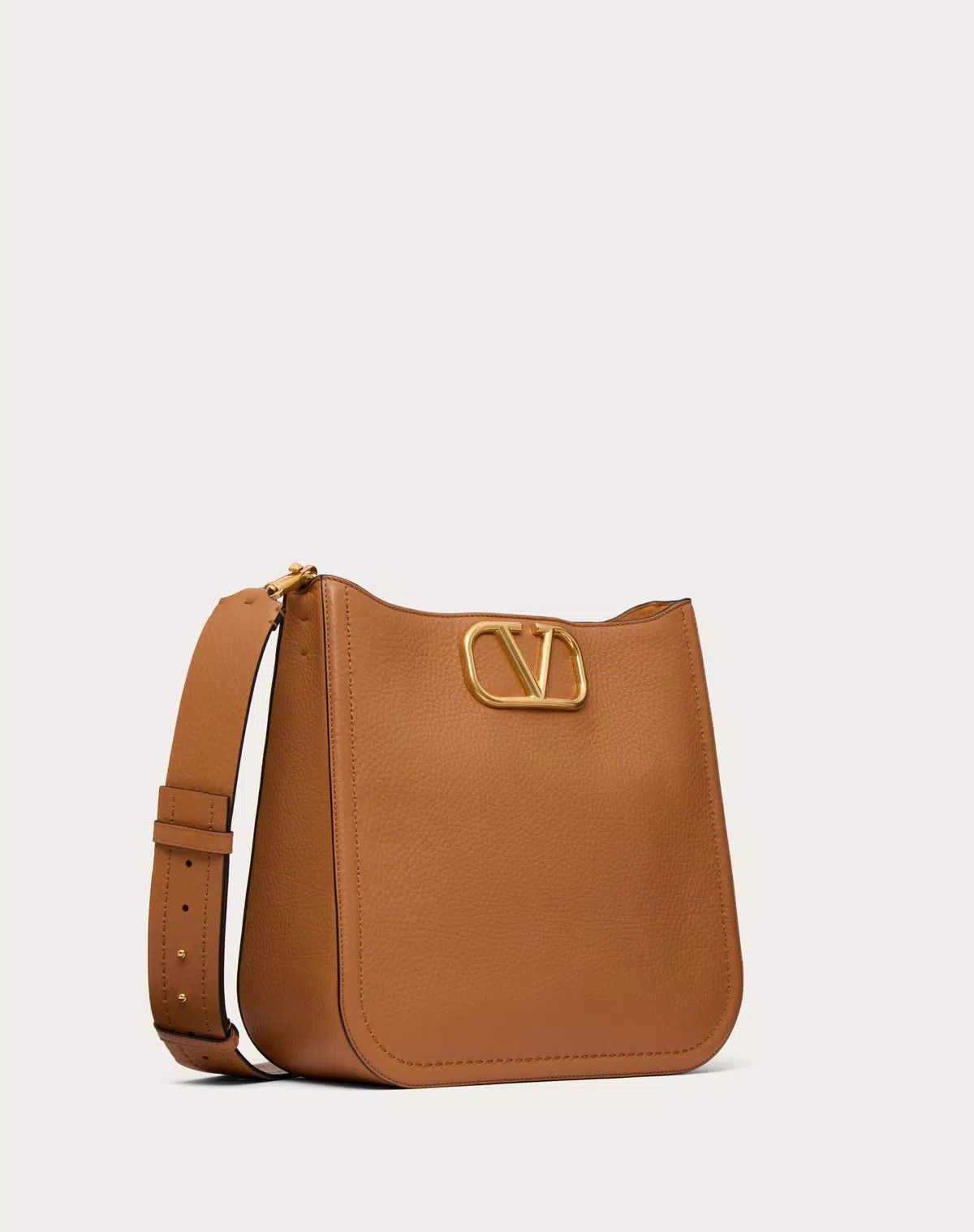 Valentino oc11z0725 Size:OS/ Bag In Grainy Calfskin in Almond Beige Size ONE SIZE - 2 Thumbnail