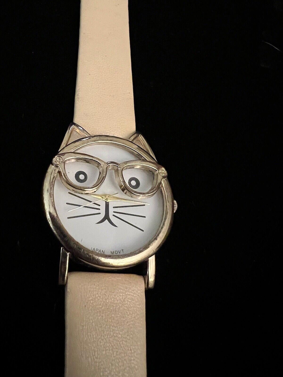Designer Super Cute Cat Watch Size ONE SIZE - 1 Thumbnail