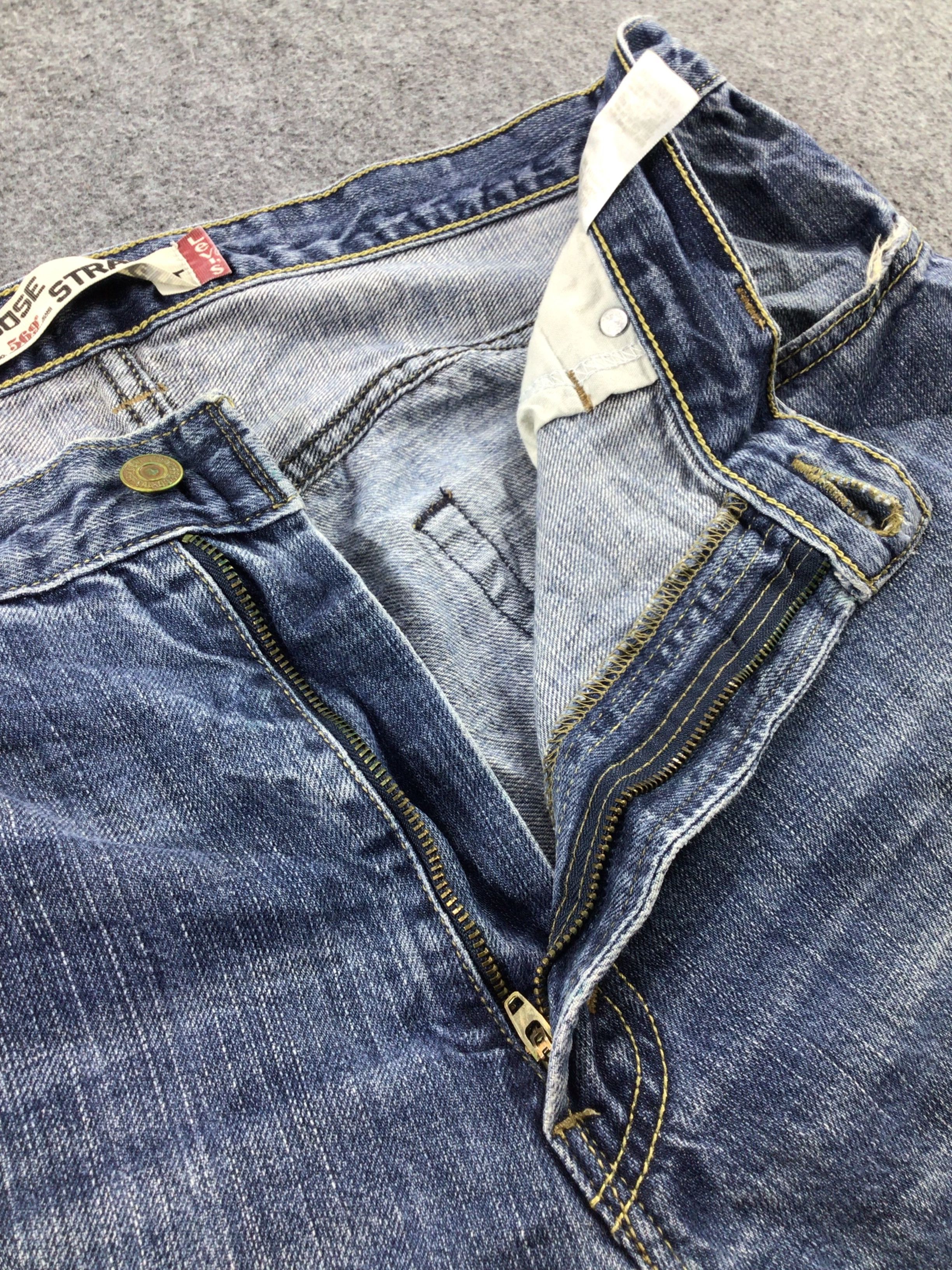 Levi's Vintage Levis 569 Jeans Faded Blue Denim KJ254 Size US 36 / EU 52 - 8 Thumbnail