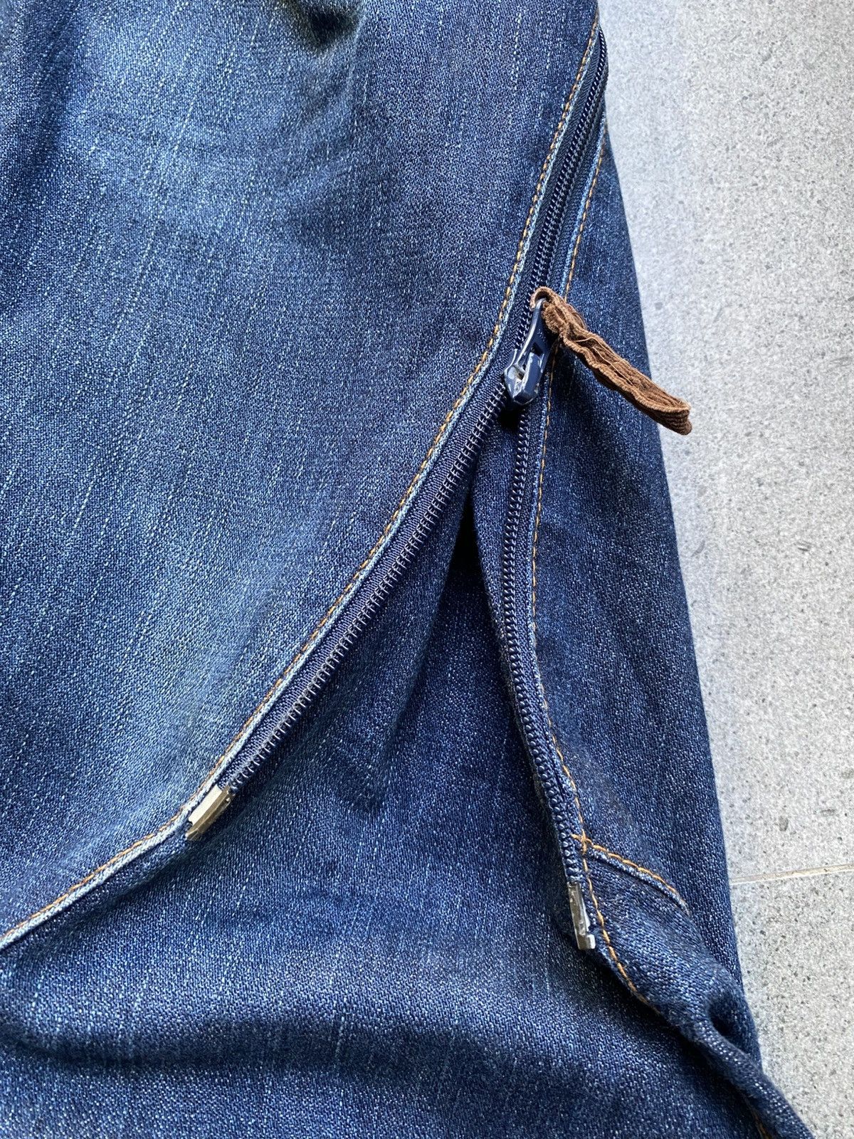 Final Home Fanal Home Zip Panel Denim Pants Size US 32 / EU 48 - 6 Thumbnail