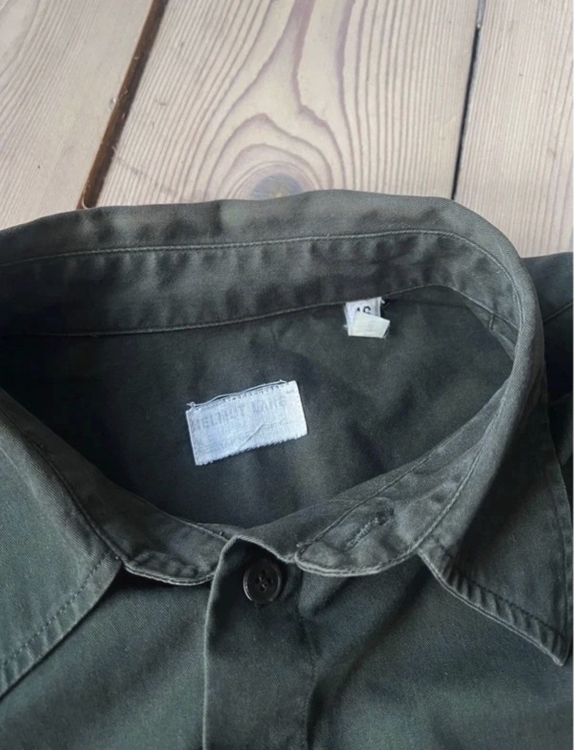 Helmut Lang Helmut Lang 90s button-up shirt deep green archive Size US M / EU 48-50 / 2 - 8 Thumbnail