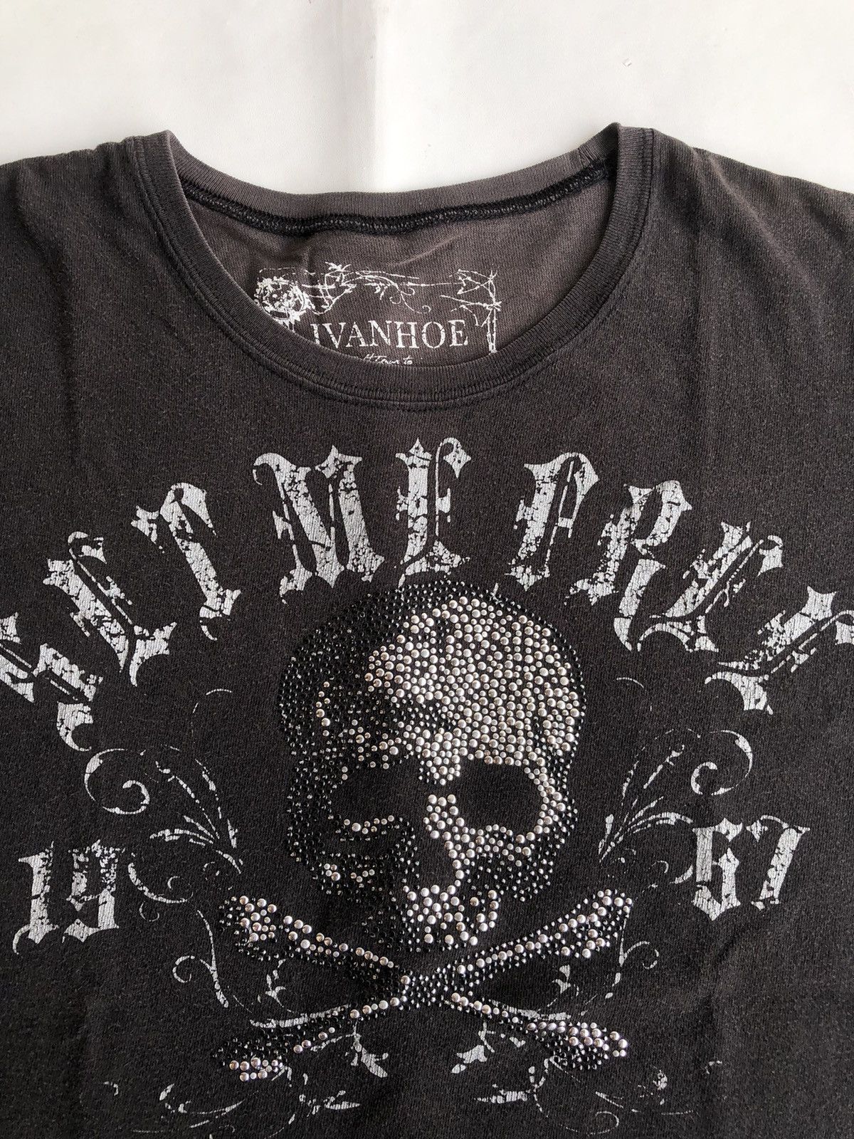 Other Poem Skull Set Me Free Hit The Light Rock Punk Skull Size US L / EU 52-54 / 3 - 6 Thumbnail
