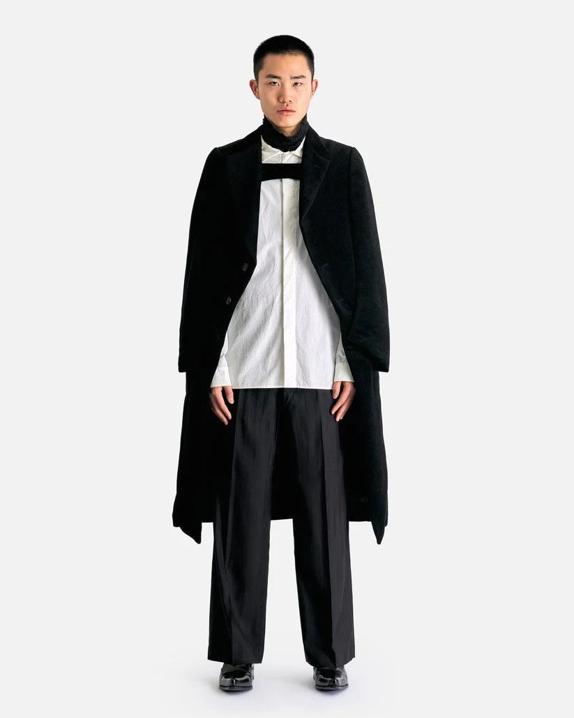 Junya Watanabe o1s1v1r1oon0925 Angora Shoulder Robed Jacket in Black Size US M / EU 48-50 / 2 - 1 Thumbnail