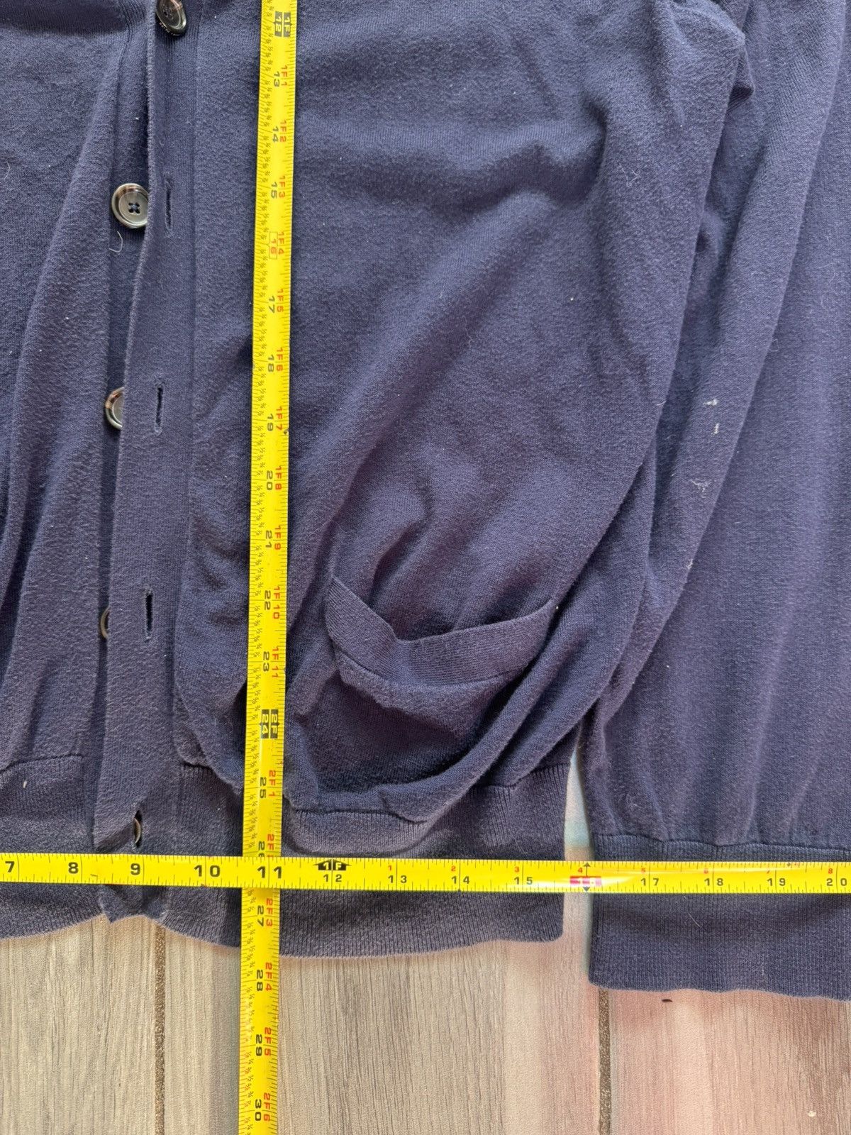 Other Vintage Polo Ralph Lauren navy cardigan Size US L / EU 52-54 / 3 - 3 Thumbnail