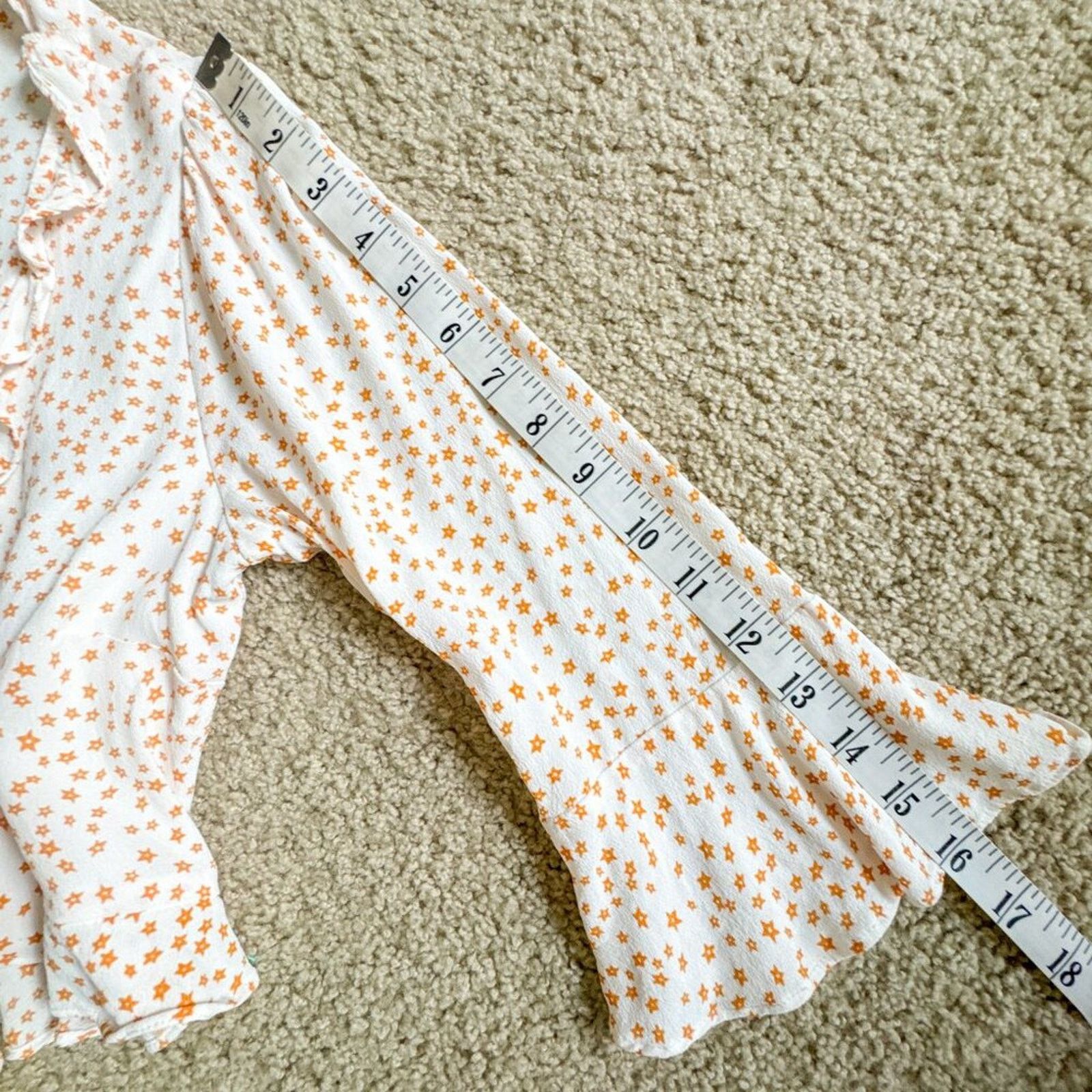 For Love & Lemons For Love and Lemons Cropped Aurora tie top Orange Small Size S / US 4 / IT 40 - 8 Thumbnail
