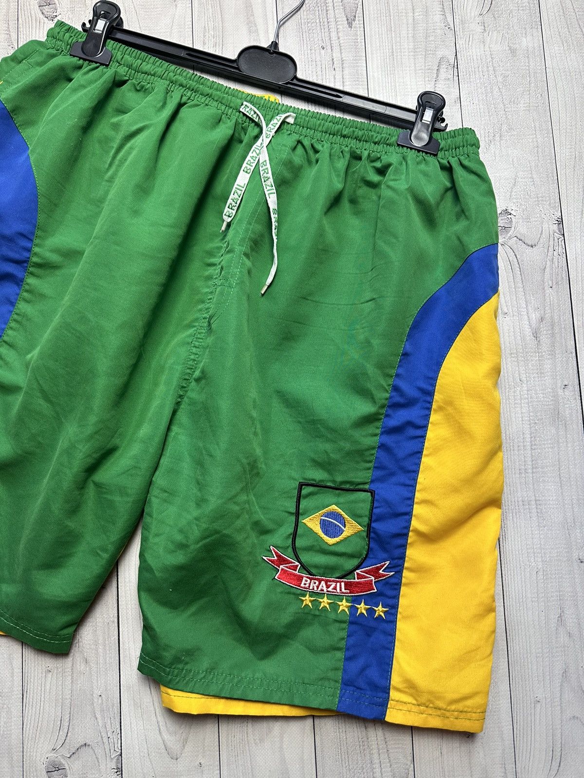 Vintage Vintage Brazil shorts big logo size XXL Size US XXL / EU 58 / 5 - 4 Thumbnail