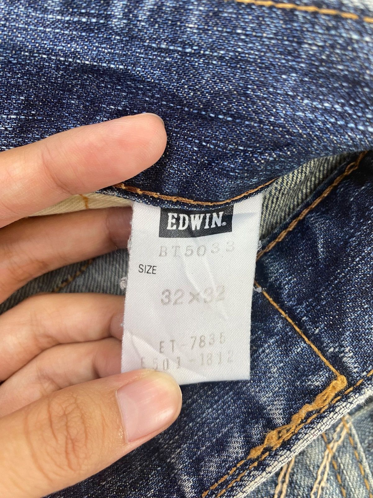 Edwin Edwin Blue Trip Faded Wash Style Loose Jeans Size US 32 / EU 48 - 11 Thumbnail