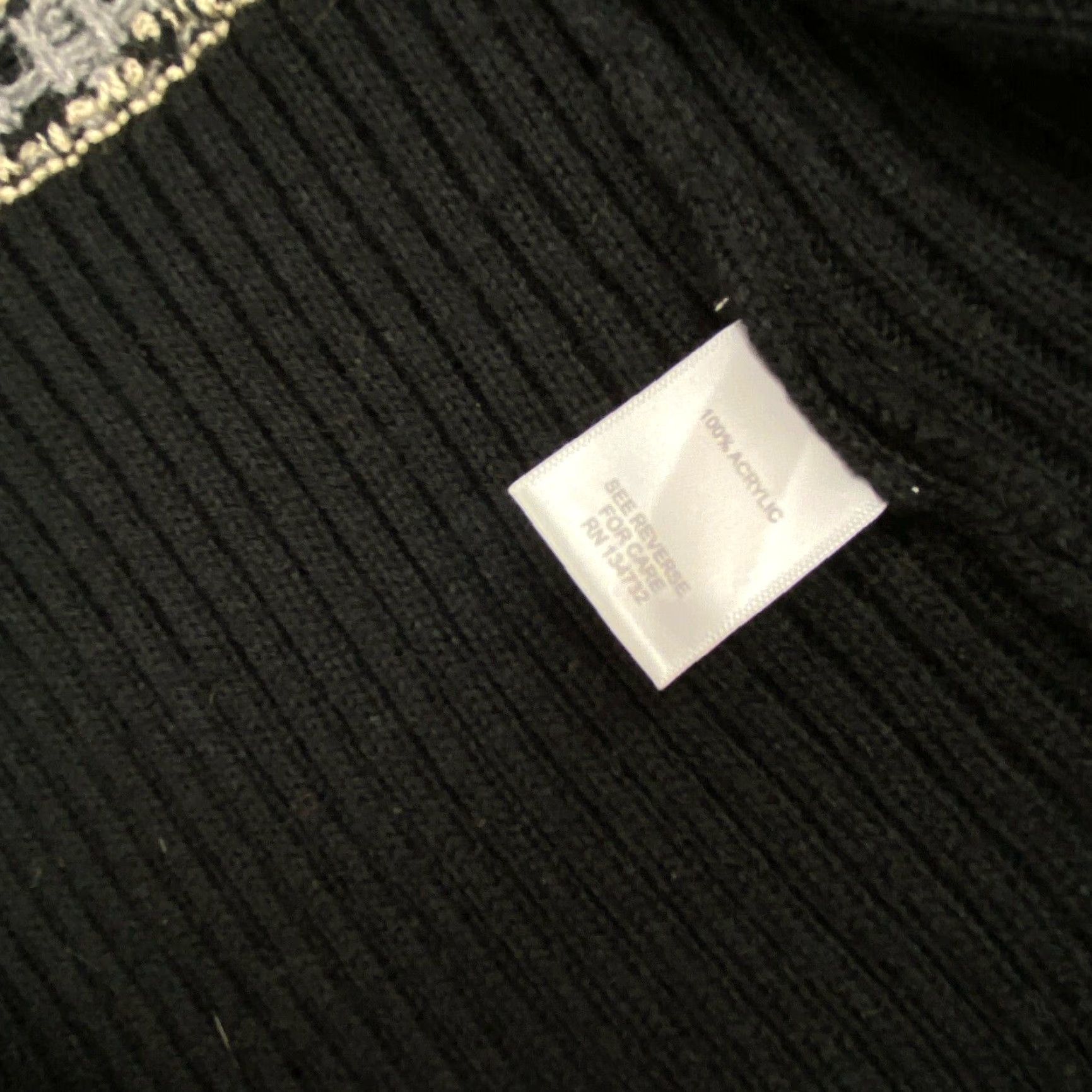 Vintage Allie & Rob Womens Cardigan Sweater Small Black Gray Open Waterfall Soft Loose Knit Style Regular Casual Comfort Men’s? Size S / US 4 / IT 40 - 4 Thumbnail