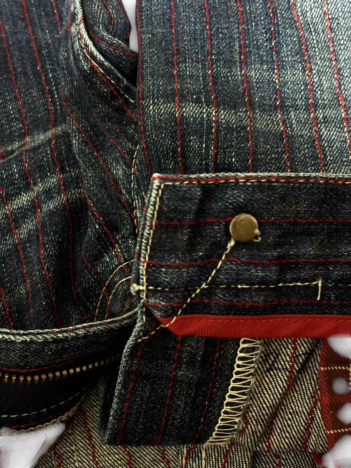 Levi's Archived Levi’s Redloop Made in Japan Pinstripe Denim Size US 30 / EU 46 - 8 Thumbnail