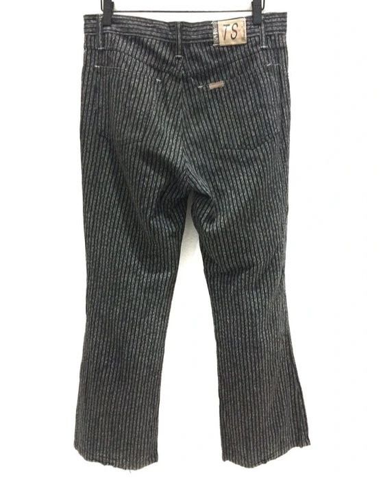 Japanese Brand Blue Way Striped Design Casual Pant