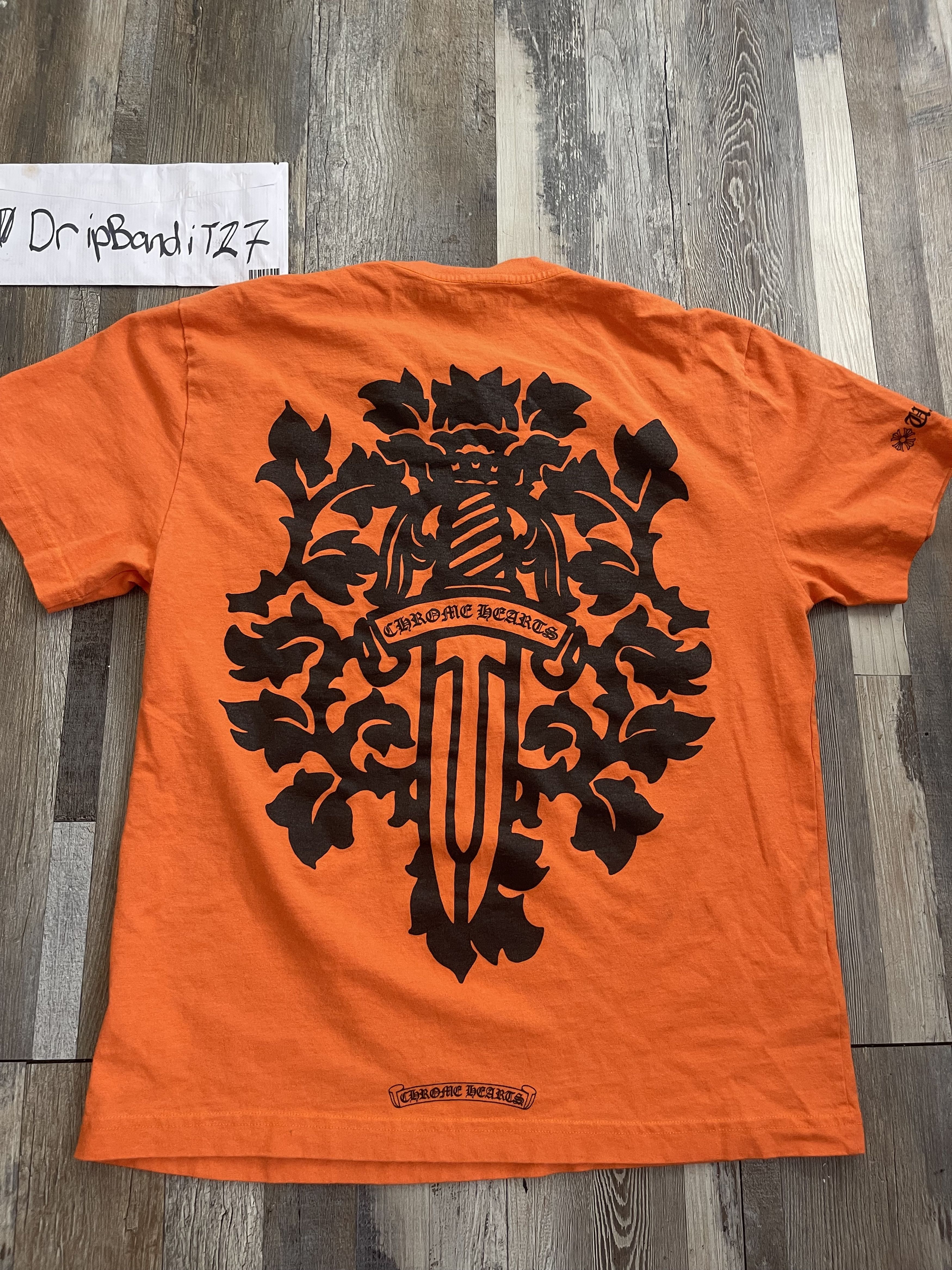 【Chrome Hearts】Vine Dagger T-shirt★半袖Tシャツ★Orange Buy Chrome Hearts Vine Dagger T-Shirt 'Orange' - 1383
