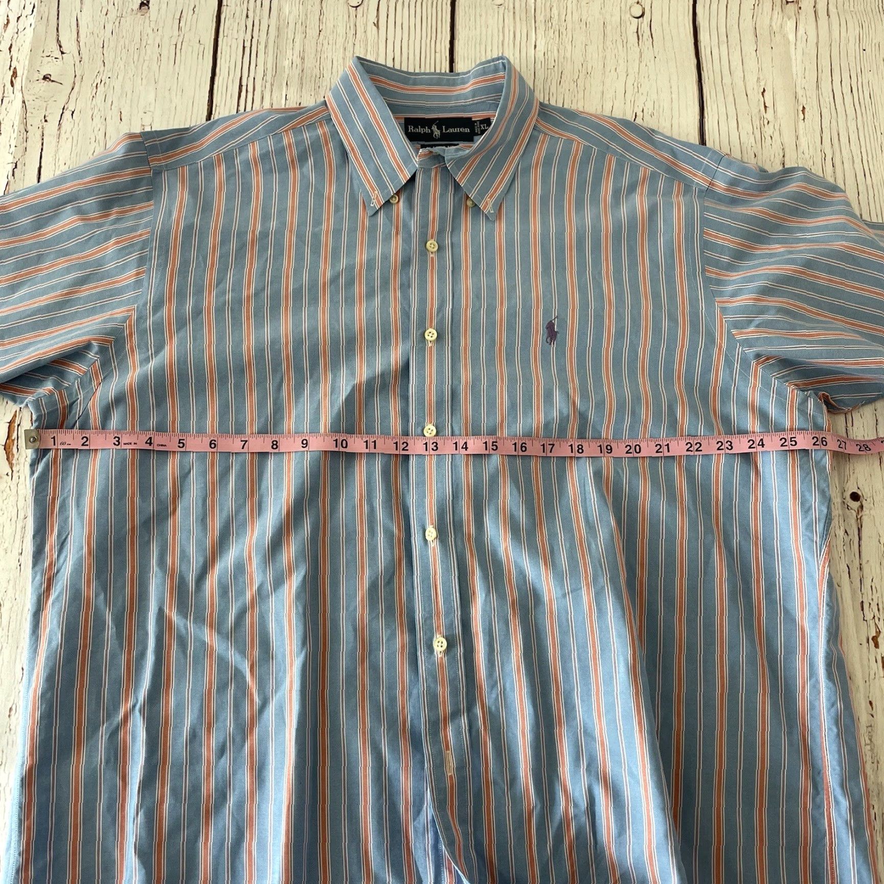 Polo Ralph Lauren Polo Ralph Lauren Shirt Striped Long Sleeve Button-Up XL Men's Blue Size US XL / EU 56 / 4 - 5 Thumbnail