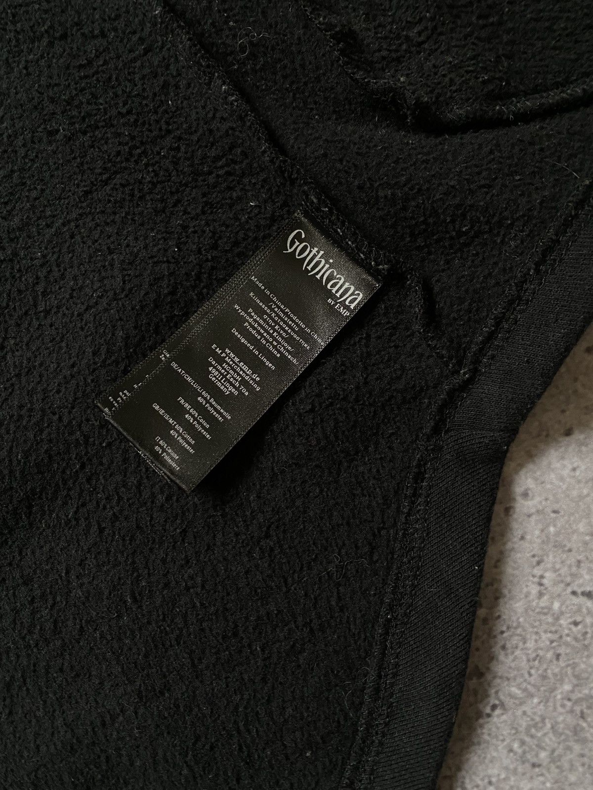 Japanese Brand Vintage Gothicana EMP Zip Hoodie Gothic Avant Garde Punk Y2K Size US M / EU 48-50 / 2 - 9 Thumbnail