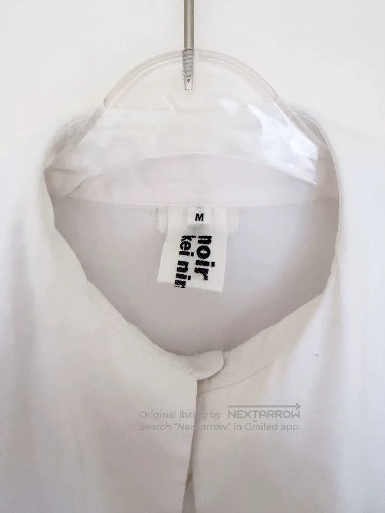 Comme des Garcons Comme Des Garcons White Shirt Women's Long Sleeve Size M / US 6-8 / IT 42-44 - 4 Thumbnail