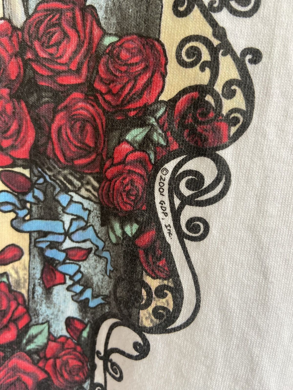 Band Tees × Vintage Vintage Y2K Grateful Dead Ringer Tshirt Size US XL / EU 56 / 4 - 3 Thumbnail
