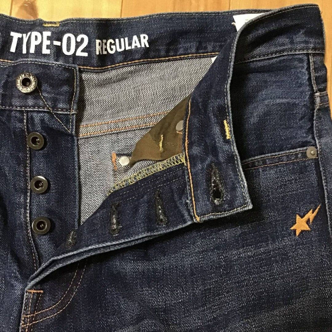 Bape BAPE CAMO Damage denim pants a bathing ape ★size L Size US 34 / EU 50 - 7 Thumbnail
